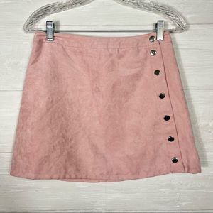 H&M Divided Pink Wrap Skirt Size 8